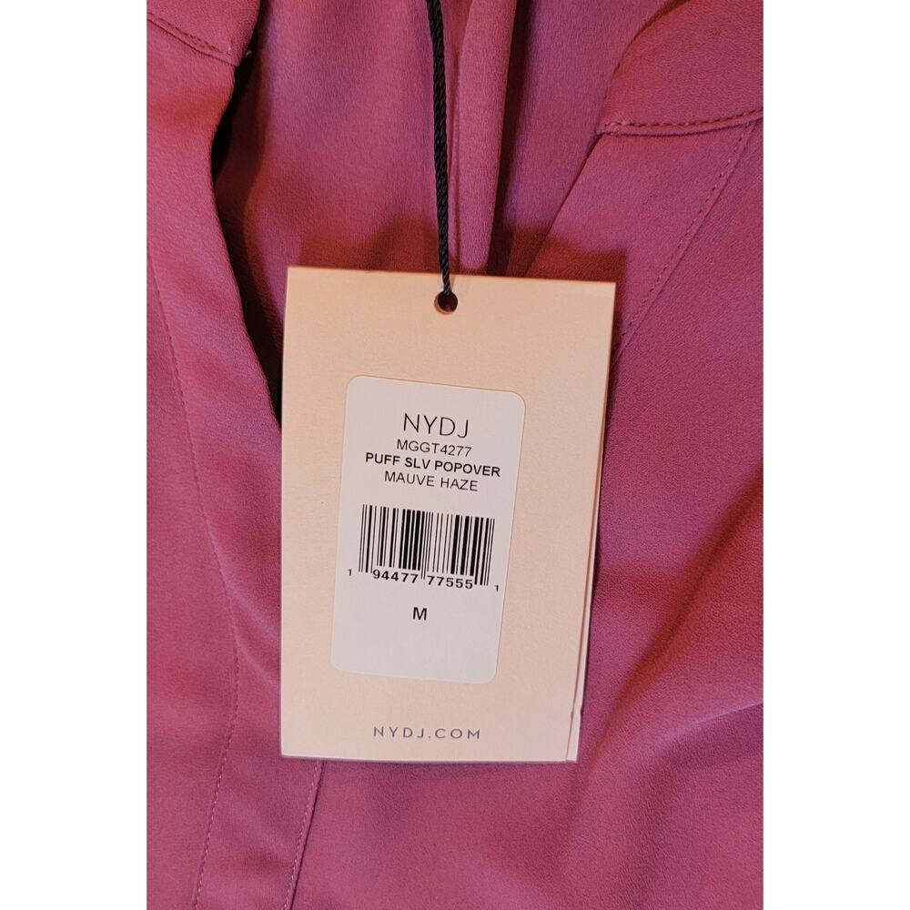 NYDJ Pintuck Pleat Back Blouse – Mauve Mist (NWT)-Size Medium - Picture 3 of 7